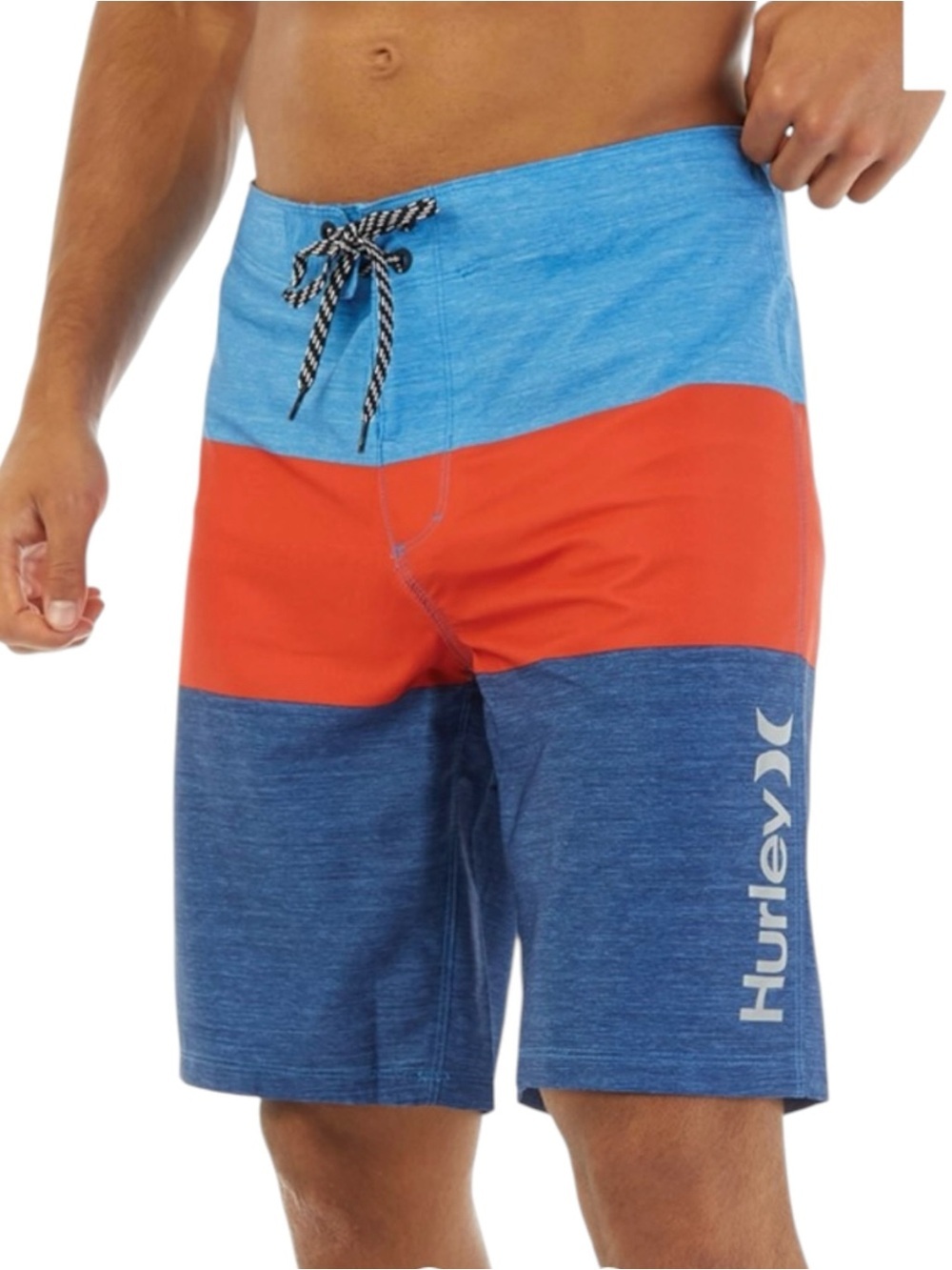 🌻NWOT Hurley Color Block Board Shorts Surf Swim Trunks Men's Size Small